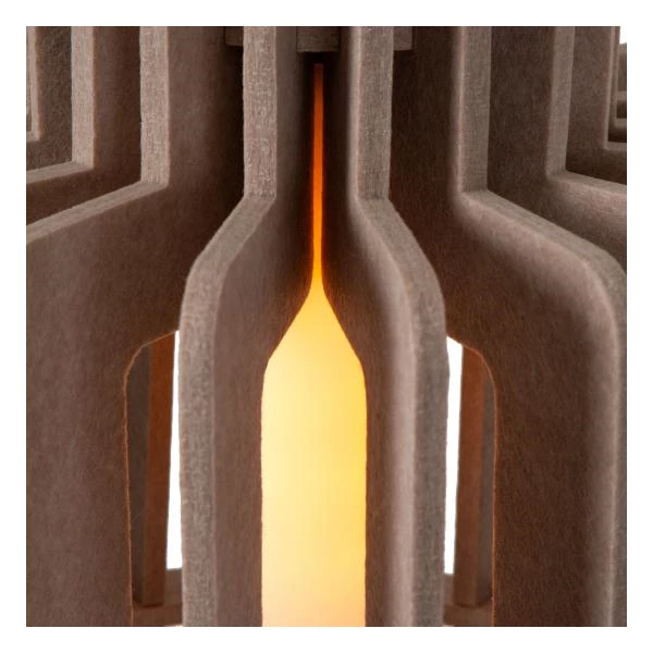 Lucide ROLLO - Pendelleuchten - 1xE27 - Taupe - detail 3